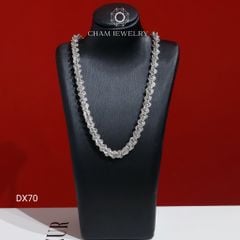Dây Xoắn DX70 CHAM JEWELRY, Dây Xoắn Ovan Hoa Thị Chạm Máy Bản 5.0mm (Barcode NDLĐCB5)