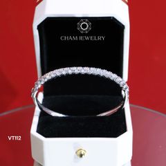 Vòng Tay CHAM JEWELRY VT112, Vòng Nửa Hàng Đá 3.5mm ( C3DV001).