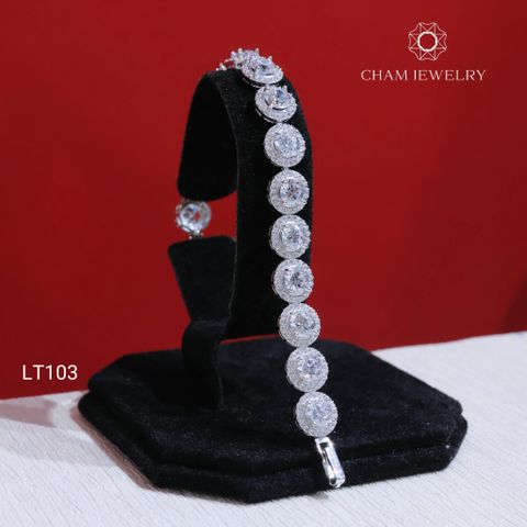 Lắc Tay CHAM JEWELRY LT103, Chủ 6.0mm (Barcode TLT662)