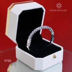 Vòng Tay VT52 CHAM JEWELRY, Vòng Nửa Hàng Đá 4.0mm (Barcode TV157)