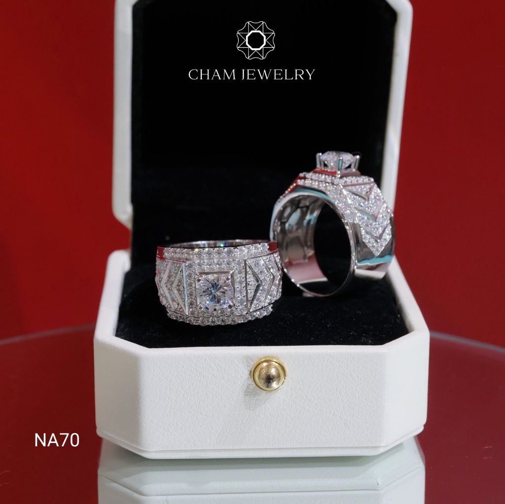 Nhẫn Nam NA70 CHAM JEWELRY, Chủ 7.0mm (Barcode TNNA434)