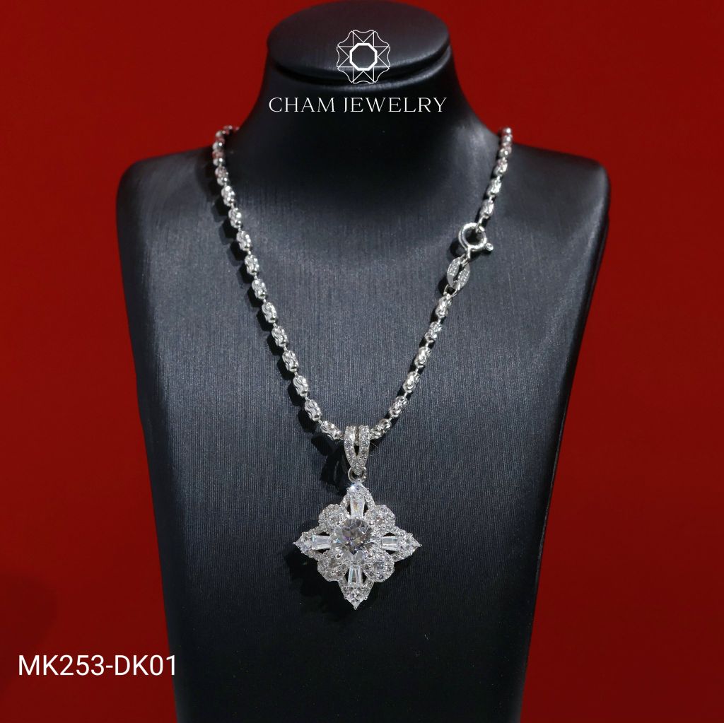 Dây Chuyền MK253-DK01 50cm CHAM JEWELRY, Chủ 6.0mm.