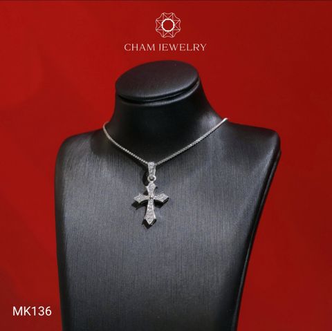 Mặt Dây Chuyền MK136 CHAM JEWELRY, Mặt Thánh Giá (Barcode TMTG118)