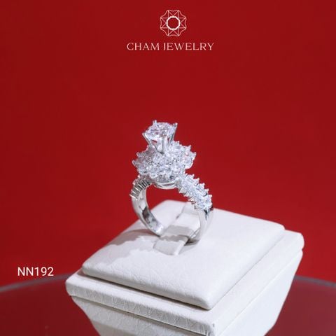 Nhẫn NN192 CHAM JEWELRY, Chủ 6.5mm.(Barcode TNN1481)