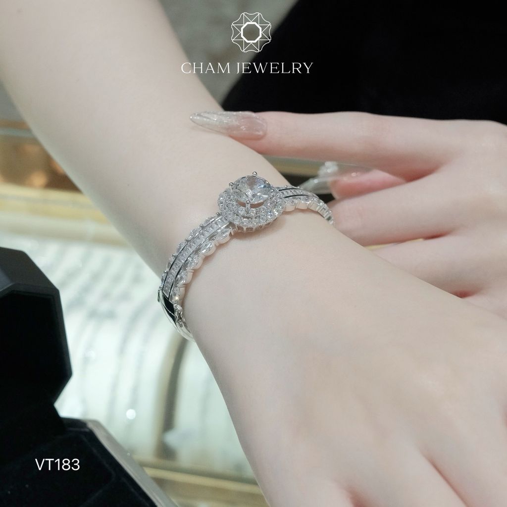 Vòng Tay VT183 CHAM JEWELRY, Chủ 11.0mm (Barcode CV7583).