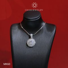 Mặt Dây Chuyền MK60 CHAM JEWELRY, Mặt Hoa Mai Chủ 6.0mm (Barcode TMA1844)