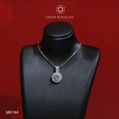 Mặt Dây Chuyền MK744 CHAM JEWERLY, Chủ 6.0mm (Barcode TMX386).