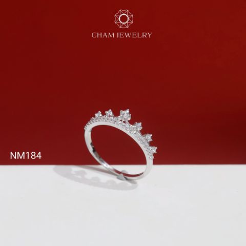 Nhẫn NM184 CHAM JEWELRY, Nhẫn Vương Miện (Barcode TNT997).