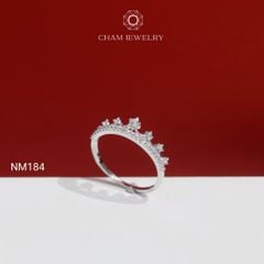 Nhẫn NM184 CHAM JEWELRY, Nhẫn Vương Miện (Barcode TNT997).