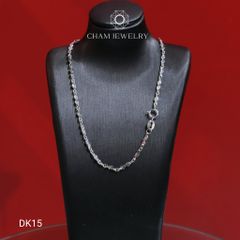 Dây Chuyền CHAM JEWELRY DK15, Dây Lá Trơn, Bản 2.3mm (Barcode TDY773)