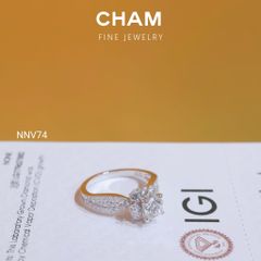Nhẫn Nữ NNV74 Vàng 10k Chủ 5.4 Kim Cương Lab Grown Diamond