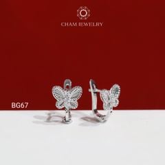 Hoa Tai CHAM JEWERLY BG67, Hoa Tai Bướm (Barcode TBG1127)