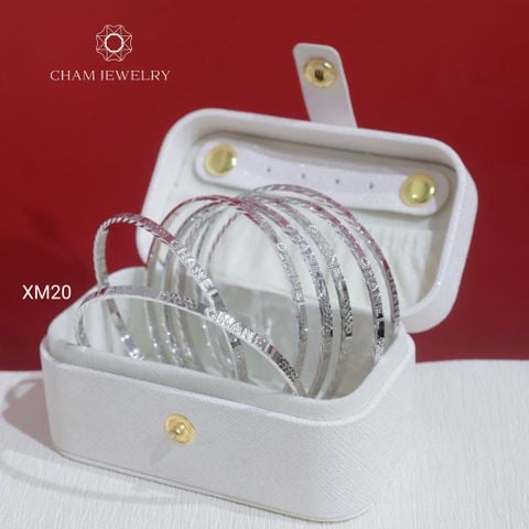 Ximen XM20 CHAM JEWELRY, Bản 3.0mm Cao Cấp (Barcode TXC72)