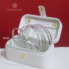 Ximen XM20 CHAM JEWELRY, Bản 3.0mm Cao Cấp (Barcode TXC72)