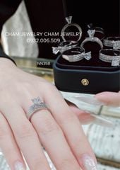 Nhẫn Nữ NN358 CHAM JEWELRY, Chủ 6.0mm (Barcode TNN1038- TNN1318)