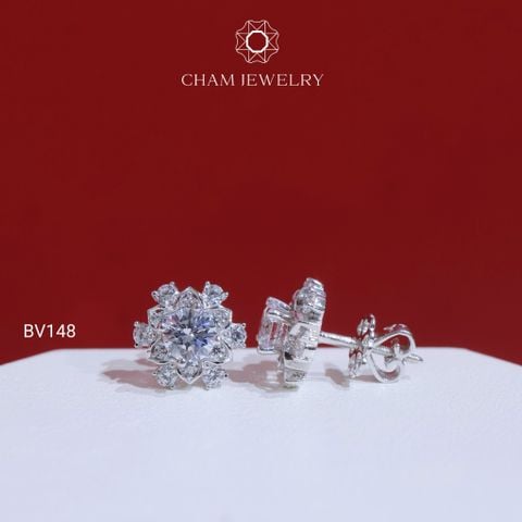 Hoa Tai BV148 CHAM JEWELRY, Chủ 5.0mm (Barcode TBV410).