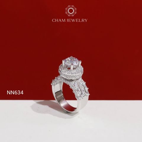 Nhẫn NN634 CHAM JEWELRY, Chủ 8.1mm ( TNN1714 )