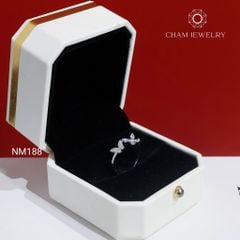 Nhẫn NM188 CHAM JEWELRY, Nhẫn Kiểu Bướm (Barcode TNT959).