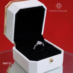 Nhẫn NM151 CHAM JEWELRY, Nhẫn Kiểu Cỏ 4 Lá (Barcode TNT823).