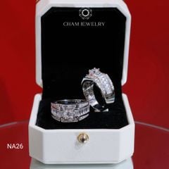 Nhẫn NA26 CHAM JEWELRY, Chủ 5.0mm ( Barcode TNNA45).