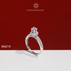 Nhẫn NN219 CHAM JEWELRY, Chủ 4.0mm( Barcode TNN1871).