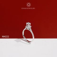 Nhẫn NN222 CHAM JEWELRY, Chủ 4.0mm( Barcode TNN1881).