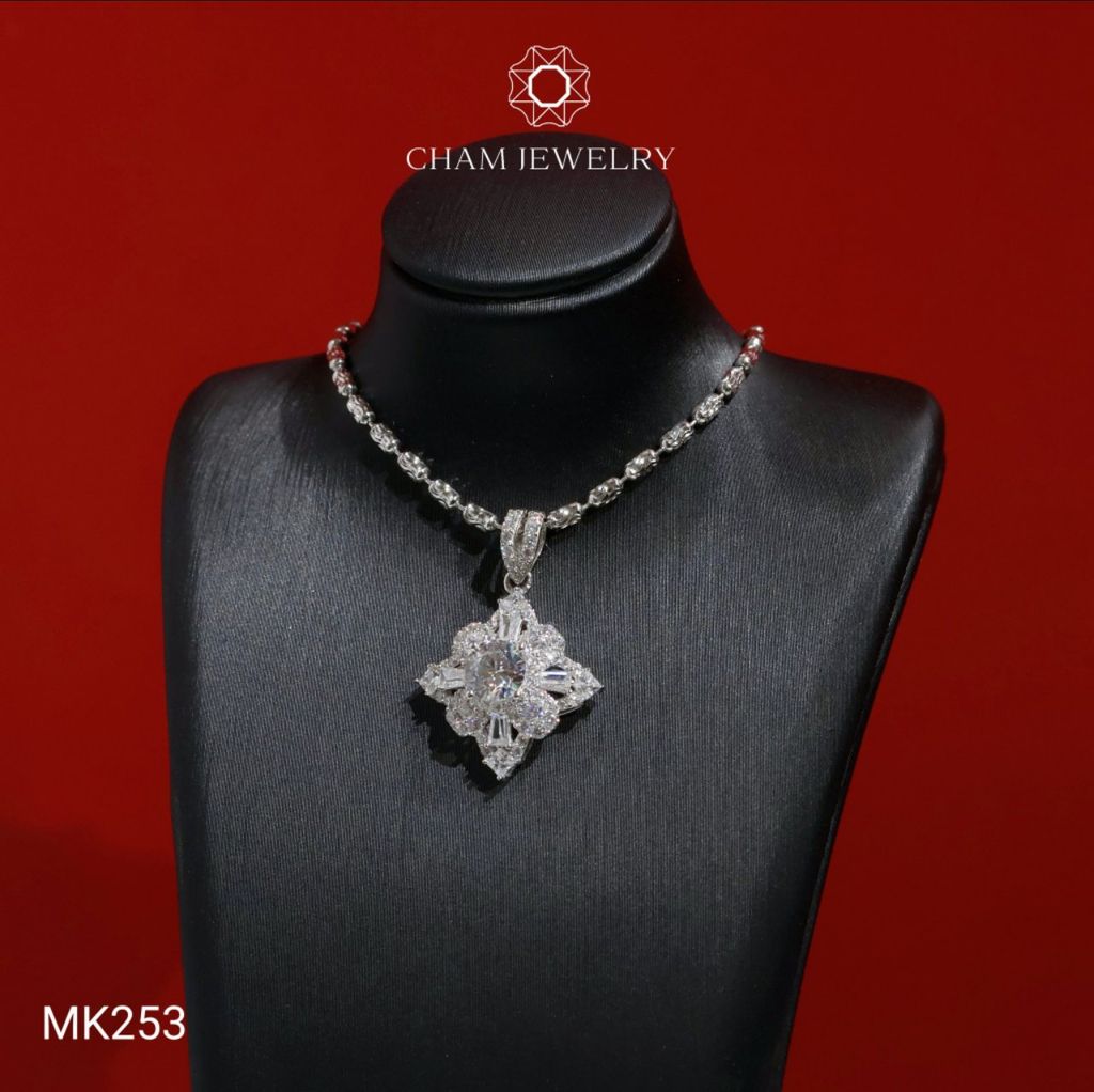 Mặt Dây Chuyền MK253 CHAM JEWELRY, Chủ 6.0mm.