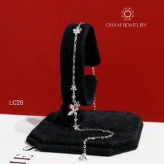 Lắc Chân LC28 CHAM JEWELRY, Lắc Chân Kiểu Bướm (Barcode CTNC98) .