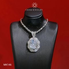 Mặt Dây Chuyền MK146 CHAM JEWELRY, Mặt Đá Nam Phi Chủ Ovan 12x16mm (Barcode TMA1730)