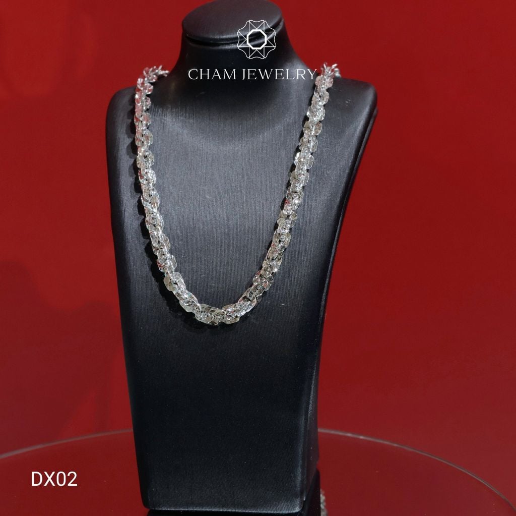 Dây Xoắn Vuông CHAM JEWERY DX02, Bản 5.0mm ( Barcode TDBC473-TDBC768).