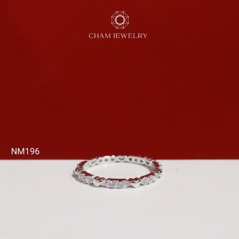 Nhẫn NM196 CHAM JEWELRY, Nhẫn Kiểu Full Đá ( TNF82-C-N2606 ).