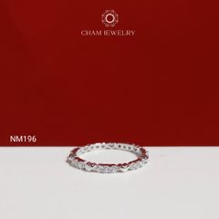 Nhẫn NM196 CHAM JEWELRY, Nhẫn Kiểu Full Đá ( TNF82-C-N2606 ).