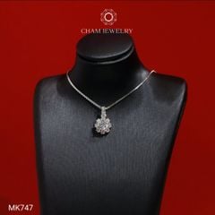 Mặt Dây Chuyền MK747 CHAM JEWELRY, Mặt Kiểu Chủ 5.0mm (Barcode TMA2026).