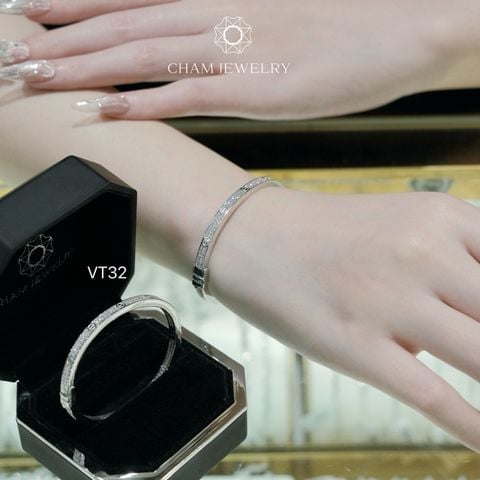 Vòng Tay CHAM JEWELRY VT32, Vòng Catier (Barcode TV162-CV303795).