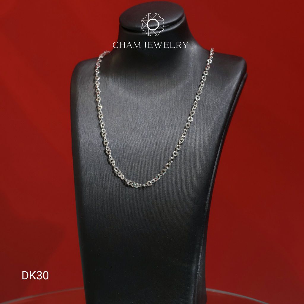 Dây Chuyền DK30 CHAM JEWELRY, Dây Lật Tròn Bản 2.0mm (Barcode ĐDY54)