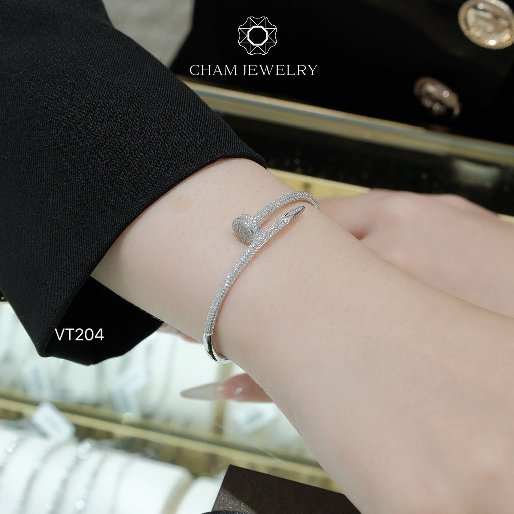 Vòng Tay VT204 CHAM JEWELRY, Vòng Đinh (Barcode CV179 - TV179 - CV206807)