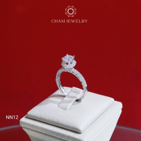 Nhẫn CHAM JEWELRY NN12, Chủ 5.5mm (Barcode TNN1498)