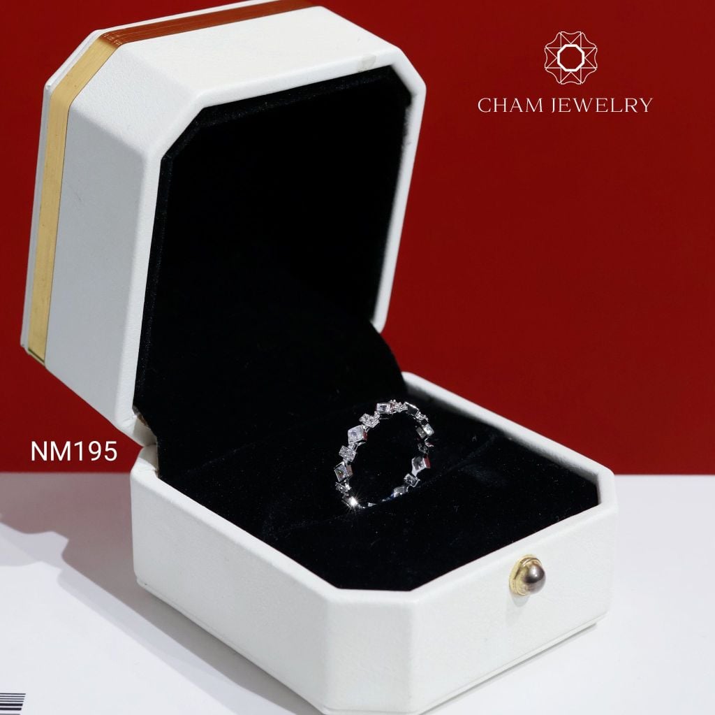 Nhẫn NM195 CHAM JEWELRY, Nhẫn Kiểu Full Đá ( TNF41-C-N2060 ).