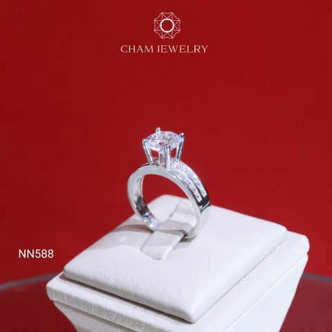 Nhẫn NN588 CHAM JEWELRY, Chủ 7.5mm (Barcode C3DN357)