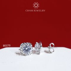 Hoa Tai BD270 CHAM JEWELRY , Chủ 5.5mm (Barcode TBD895).