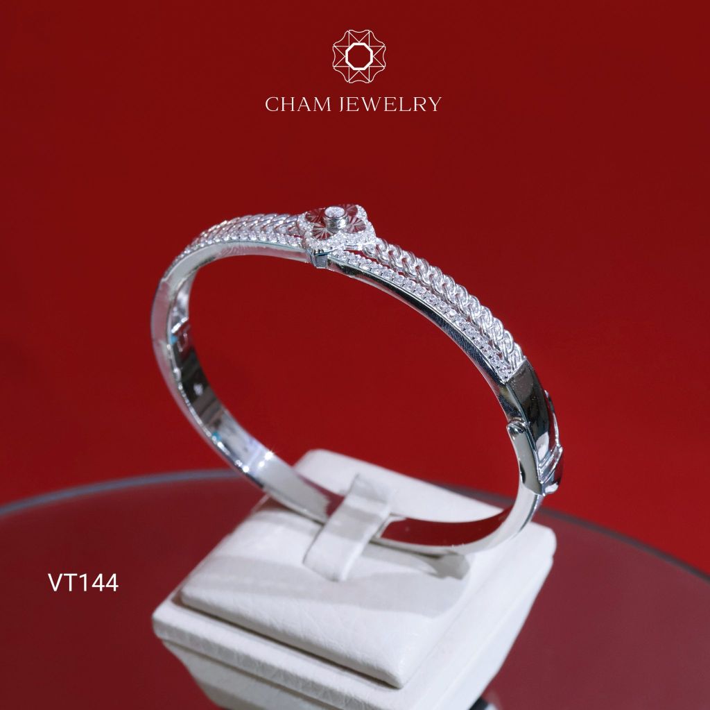 Vòng Tay VT144 CHAM JEWELRY, Bảng 3.5mm (Barcode CV7502).