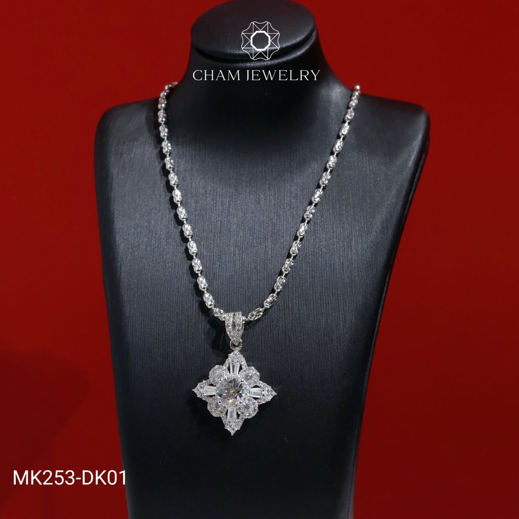 Dây Chuyền MK253-DK01 50cm CHAM JEWELRY, Chủ 6.0mm.