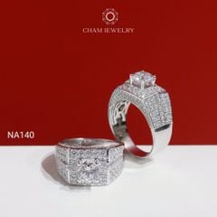 Nhẫn Nam NA140 CHAM JEWELRY, Chủ 7.0mm (Barcode PNH08).