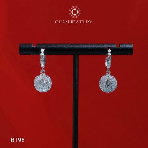 Hoa Tai BT98 CHAM JEWELRY, Chủ 5.0mm (Barcode TBT754).