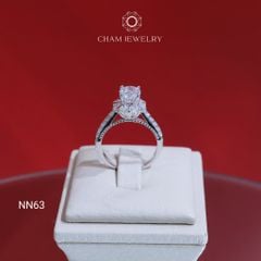 Nhẫn NN63 CHAM JEWELRY, CHủ 6.0mm (Barcode CATIN2026)
