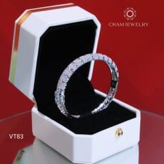 Vòng Tay VT83 CHAM JEWELRY, Vòng Tay Mo Đá Tấm 1.6mm (Barcode TV103).