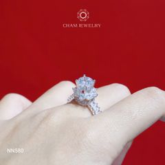 Nhẫn NN580 CHAM JEWELRY, Chủ 7.5mm (Barcode CNNK603)