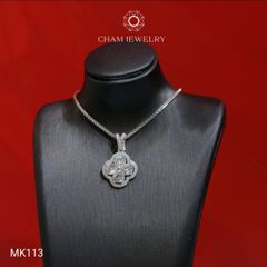 Mặt Dây Chuyền MK113 CHAM JEWELRY, Mặt 4 Lá (Barcode TMA1919).
