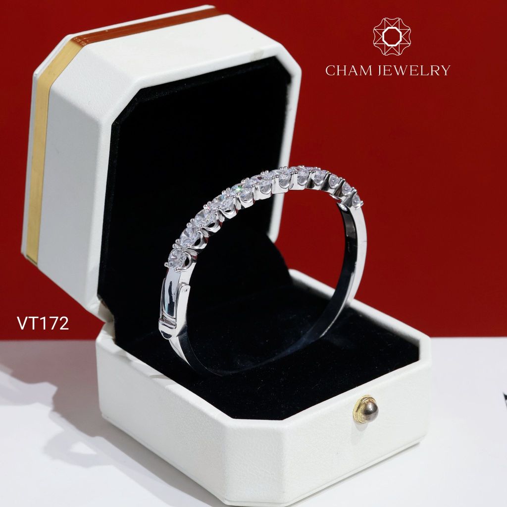 Vòng Tay VT172 CHAM JEWELRY, Vòng Full Đá 5.0mm .