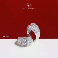 Nhẫn Nam NA146 CHAM JEWELRY, Chủ 7.2mm ( TNNA465 )